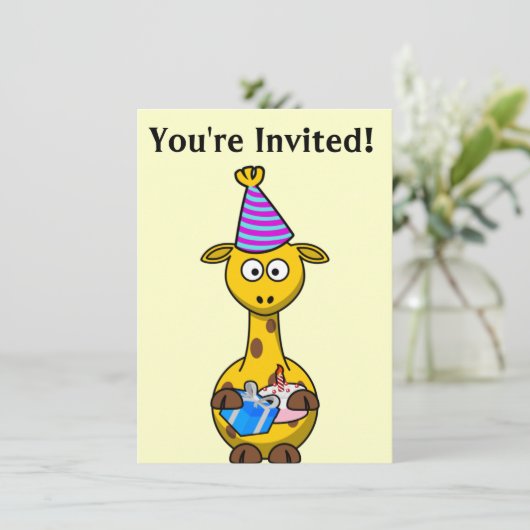 Invitation d'anniversaire (Debout devant)