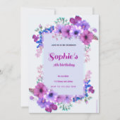 invitation d'anniversaire (Devant)