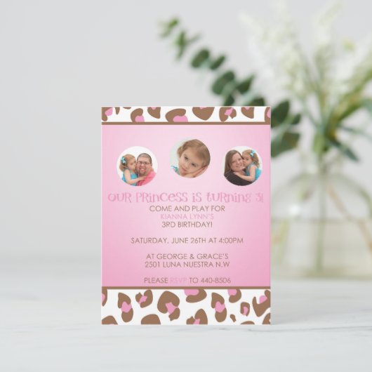 Invitation d'anniversaire (Debout devant)