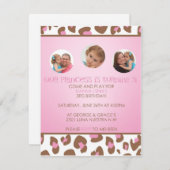 Invitation d'anniversaire (Devant / Derrière)