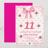 Invitation d'anniversaire (Devant / Derrière)
