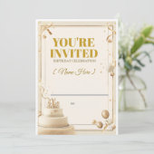 invitation d'anniversaire, (Debout devant)