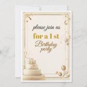 invitation d'anniversaire, (Dos)