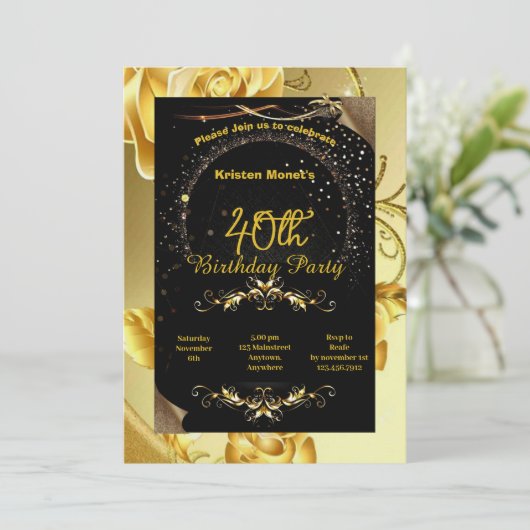 Invitation d'anniversaire (Debout devant)