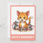 " INVITATION D'ANNIVERSAIRE " (Devant)