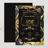 Invitation d'anniversaire (Devant / Derrière)