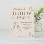 Invitation d'anniversaire (Debout devant)