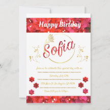 Invitation d'anniversaire