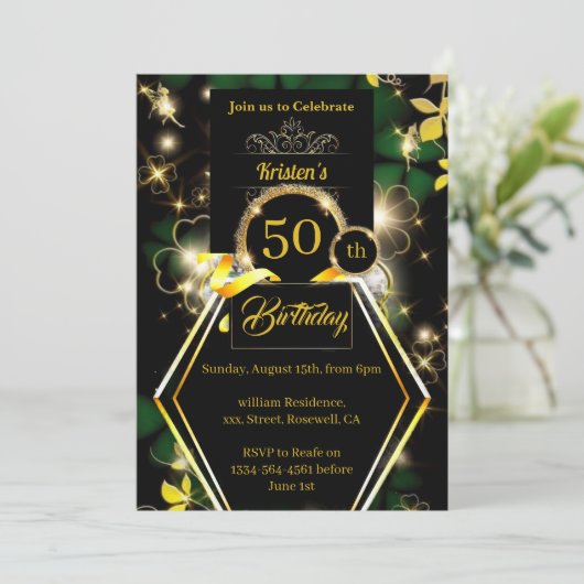 Invitation d'anniversaire (Debout devant)