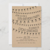 Invitation d'anniversaire (Devant)