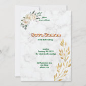Invitation d'anniversaire (Devant)