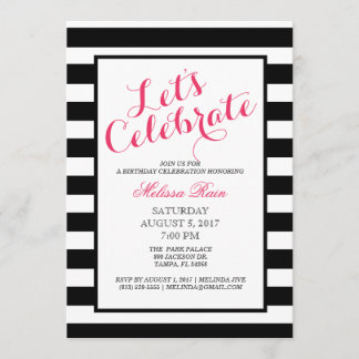 Invitation d'anniversaire