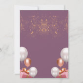 Invitation d'anniversaire  (Dos)