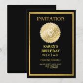 Invitation d'anniversaire (Devant / Derrière)