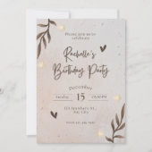 invitation d'anniversaire (Devant)