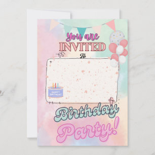 Invitation d'anniversaire
