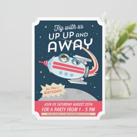 Invitation d'anniversaire (Debout devant)