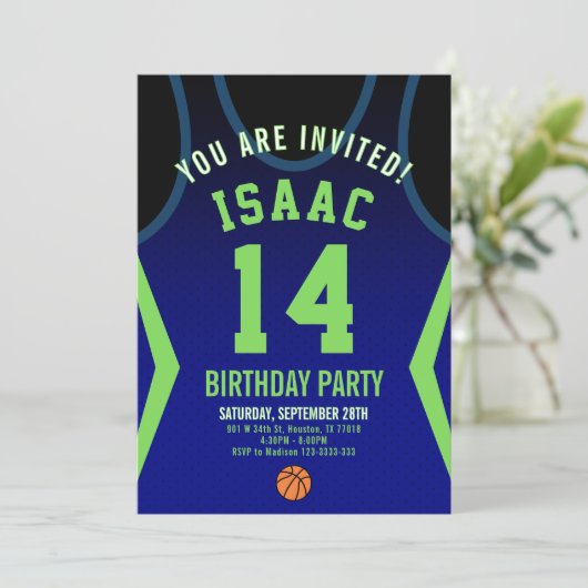 Invitation d'anniversaire (Debout devant)