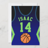 Invitation d'anniversaire (Dos)