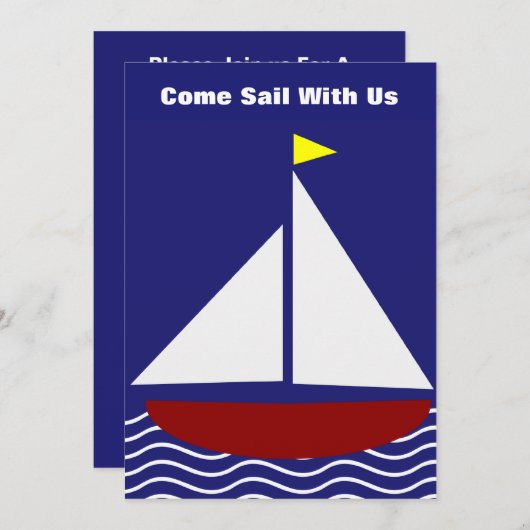 Invitation d'anniversaire (Devant / Derrière)