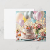 Invitation d'anniversaire (Devant / Derrière)