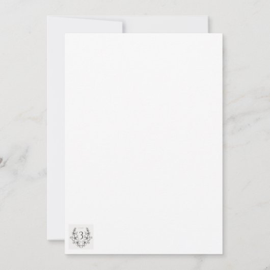 Invitation d'anniversaire (Dos)