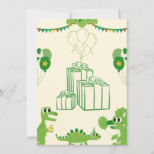 Invitation d'anniversaire (Dos)