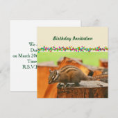 Invitation d'anniversaire (Devant / Derrière)