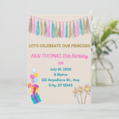 Invitation d'anniversaire (Debout devant)