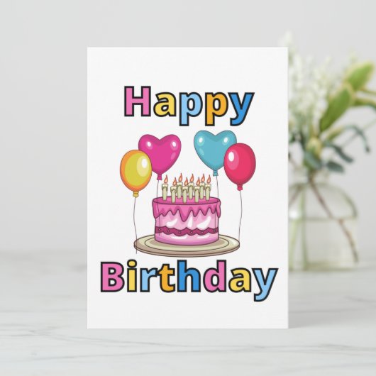 Invitation d'anniversaire (Debout devant)