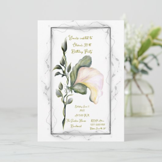 Invitation d'anniversaire (Debout devant)