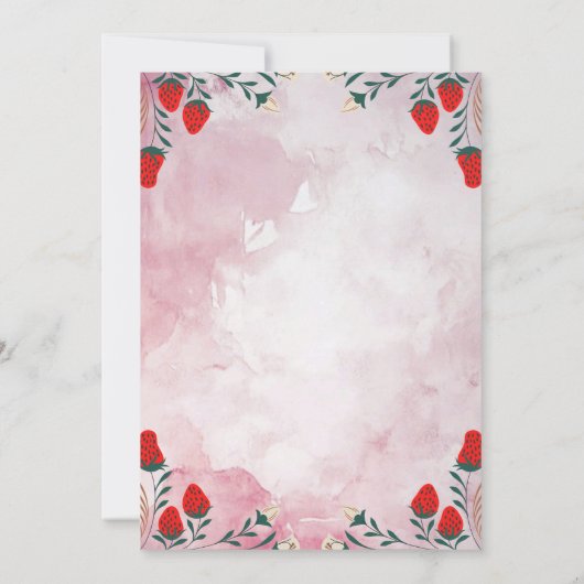 Invitation d'anniversaire (Dos)