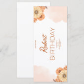 Invitation d'anniversaire (Devant / Derrière)