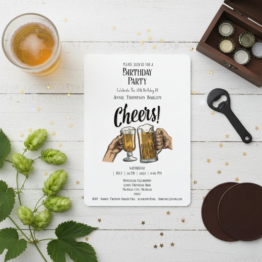 Invitation d'anniversaire