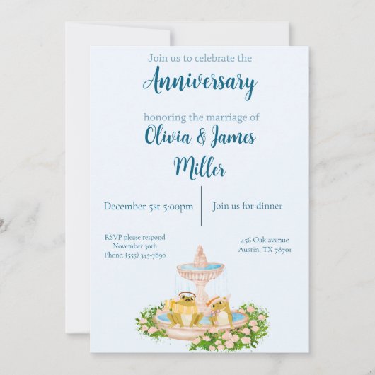 Invitation d'anniversaire (Devant)