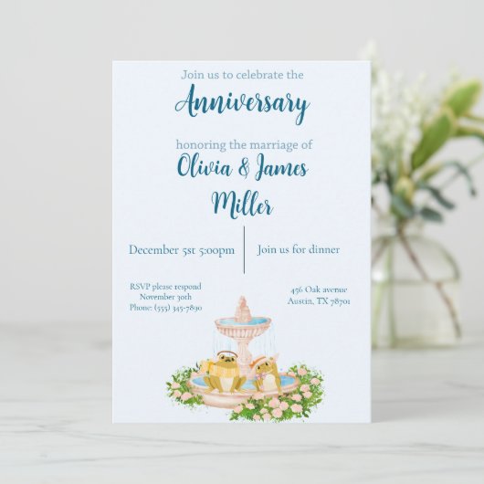 Invitation d'anniversaire (Debout devant)