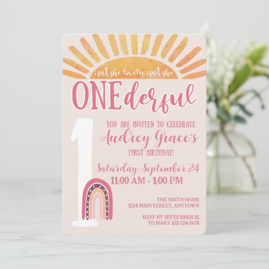 Invitation d'anniversaire (Debout devant)