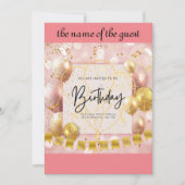 invitation d'anniversaire (Devant)