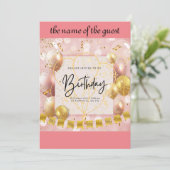 invitation d'anniversaire (Debout devant)