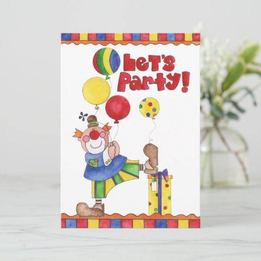 Invitation d'anniversaire (Debout devant)