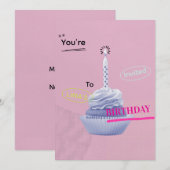 Invitation d'anniversaire (Devant / Derrière)