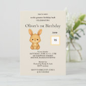 Invitation d'anniversaire (Debout devant)