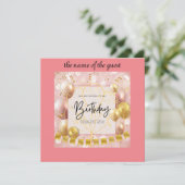 invitation d'anniversaire (Debout devant)