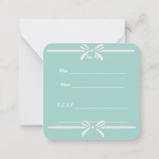 Invitation d'anniversaire  (Dos)