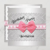 Invitation d'anniversaire (Devant / Derrière)