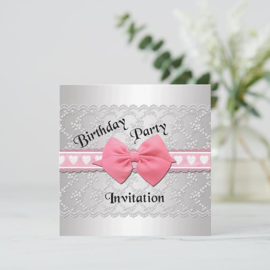 Invitation d'anniversaire (Debout devant)