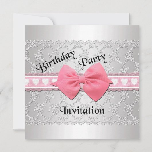 Invitation d'anniversaire (Devant)