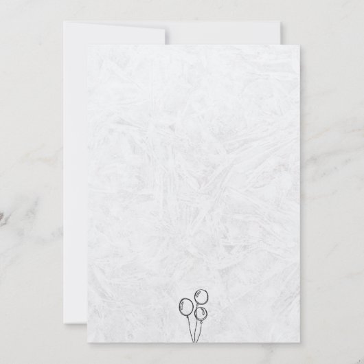 Invitation d'anniversaire (Dos)