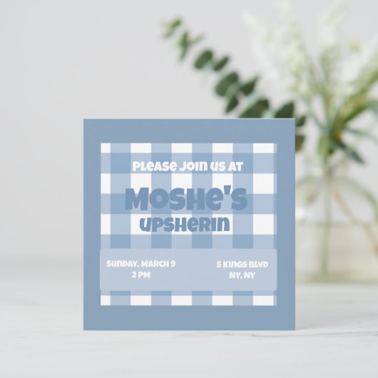 Invitation d'anniversaire (Debout devant)