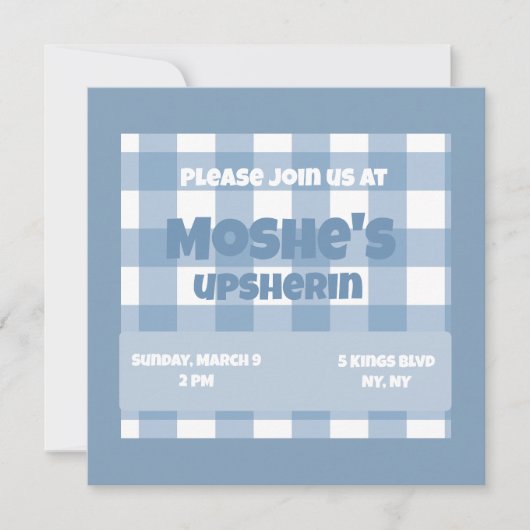 Invitation d'anniversaire (Devant)